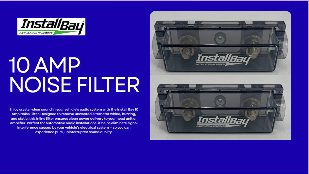 10 amp noise filter installation hardware install bay