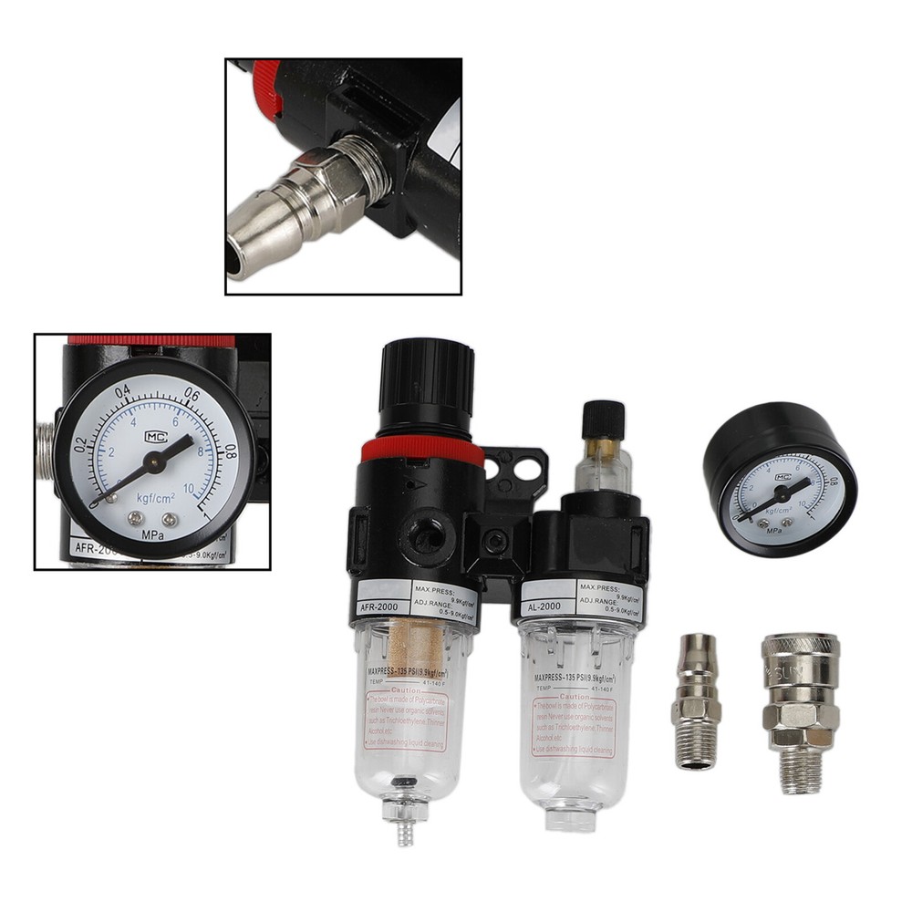 AFC2000 Air Compressor Filter Tool Reduce Valve Regulator Oil Water Separator
