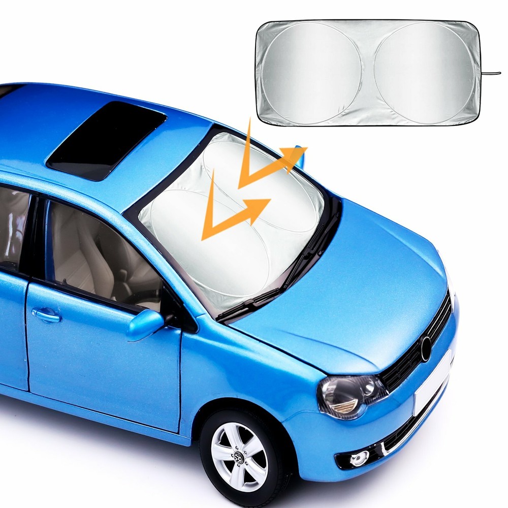 ABLEWIPE Foldable Car Front Window Heat Protective Sun Shade Shield Cover Visor