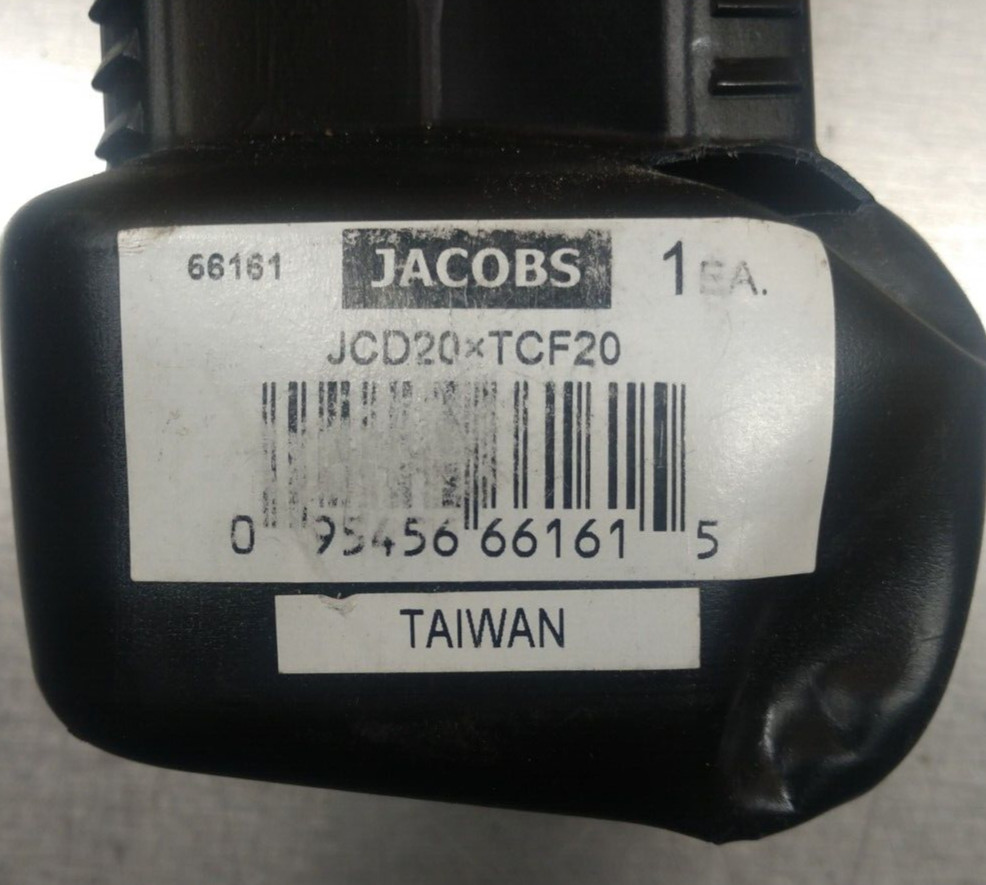 NIB Jacobs 66161 D20xTCF20 Tool Holder JCD20xTCF20