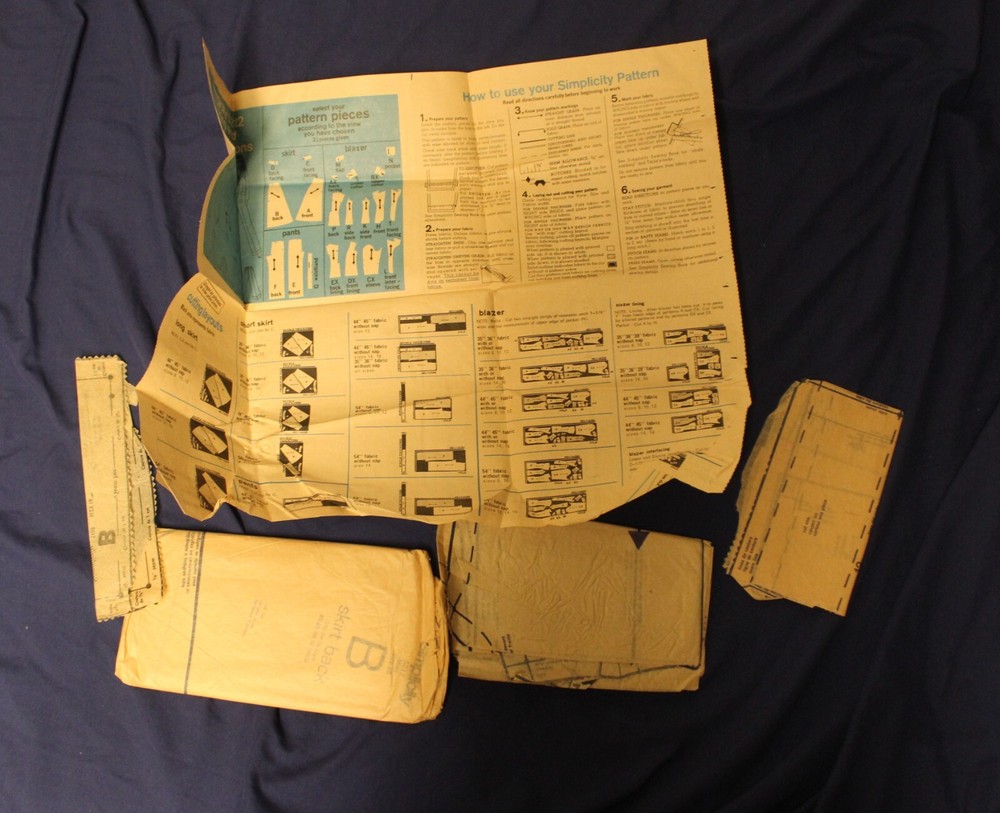 Simplicity Vintage Patterns *Used*
