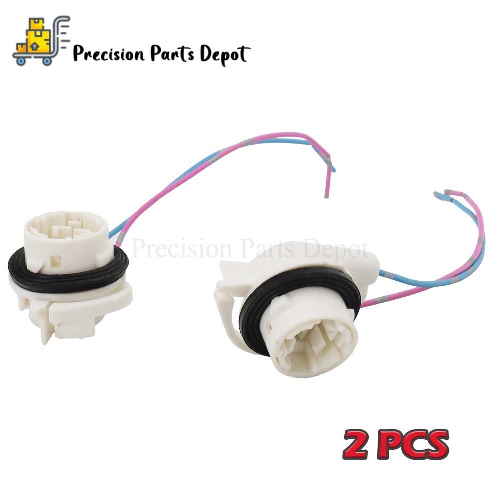 Fits Chevrolet Silverado GMC Sierra 3157 3156 Light Bulbs Socket 2 Wire Harness
