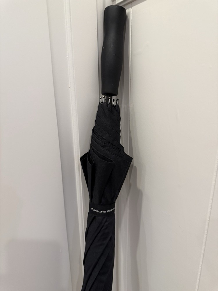 Large Porsche Design Black Umbrella