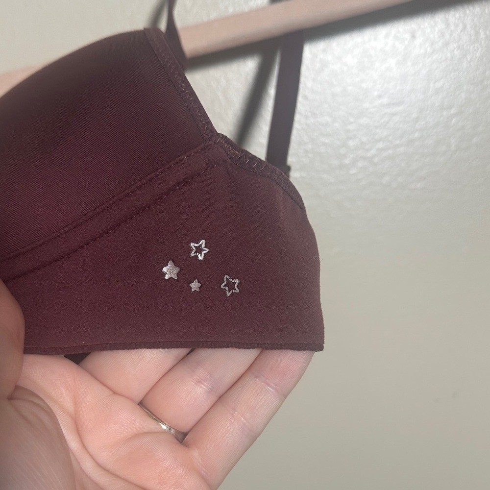 Aerie Maroon Full Coverage Wireless Bra | 32C