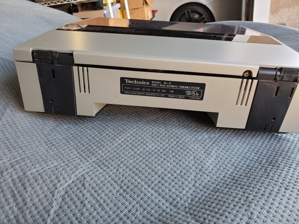 Technics SL-5 Direct Drive Automatic Turntable System Working See Video