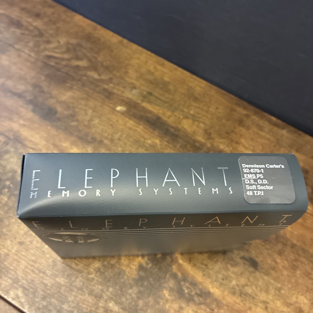 Elephant Memory Systems Single Sided Double Density Dennison DS DD 92-870-1