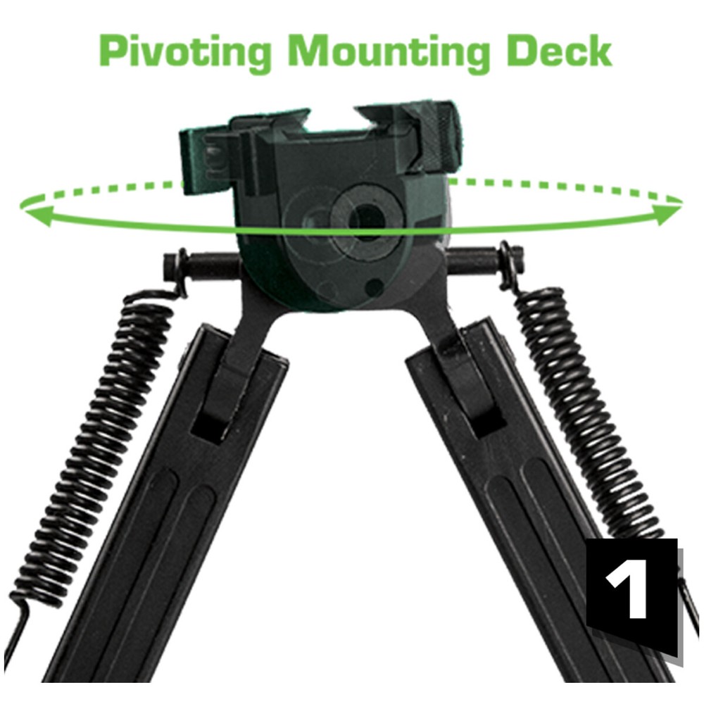 Lion Gears Solid Heavy Duty Cuboid Bi-pod 8.5"-12.5" with Maximum Stability