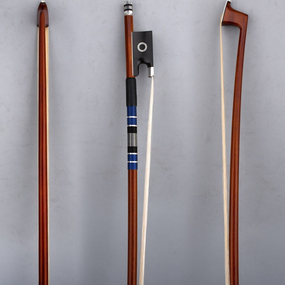 D. Peccatte Copy Master Pernambuco Violin Bow 4/4 Ebony Ring Frog Silver Special
