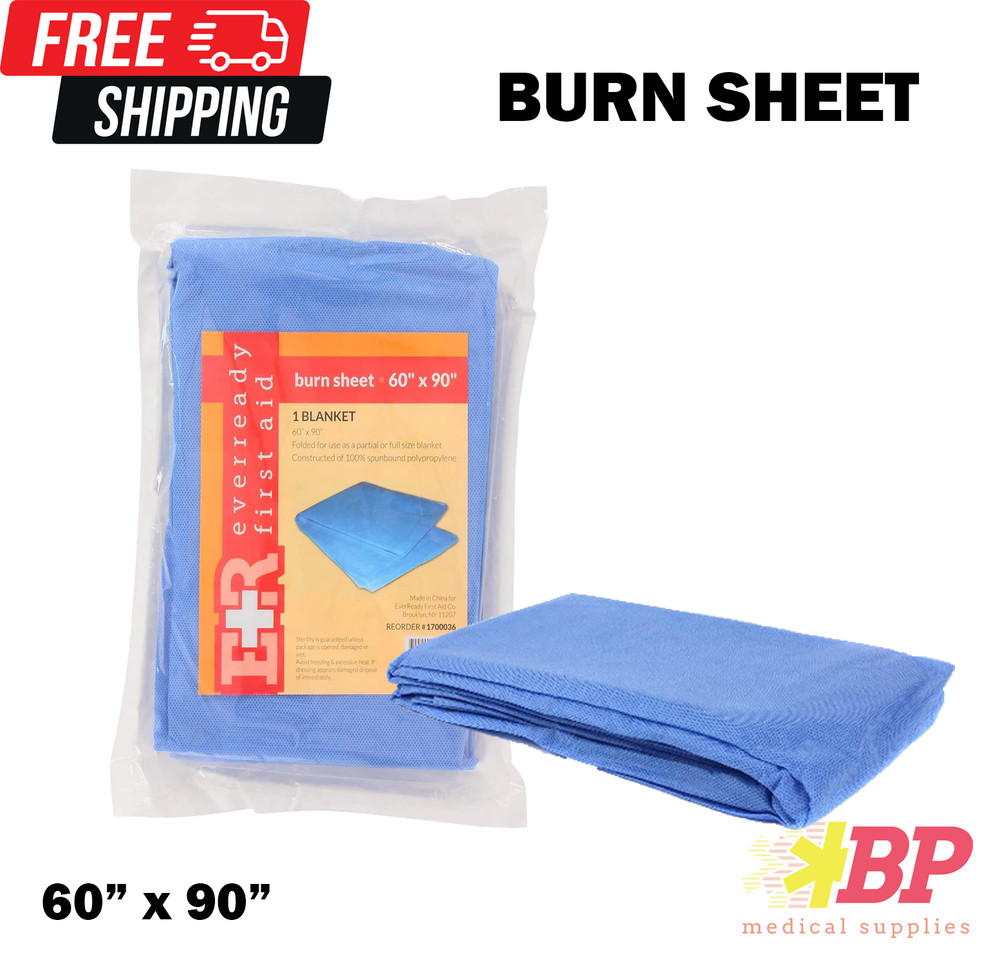 Ever Ready First Aid Sterile Burn Sheet Blanket - 60" x 90"