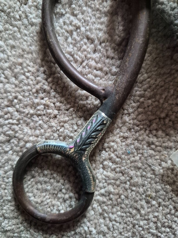 Fancy Silver Engraved Martha Josey Barrel Racing Bit