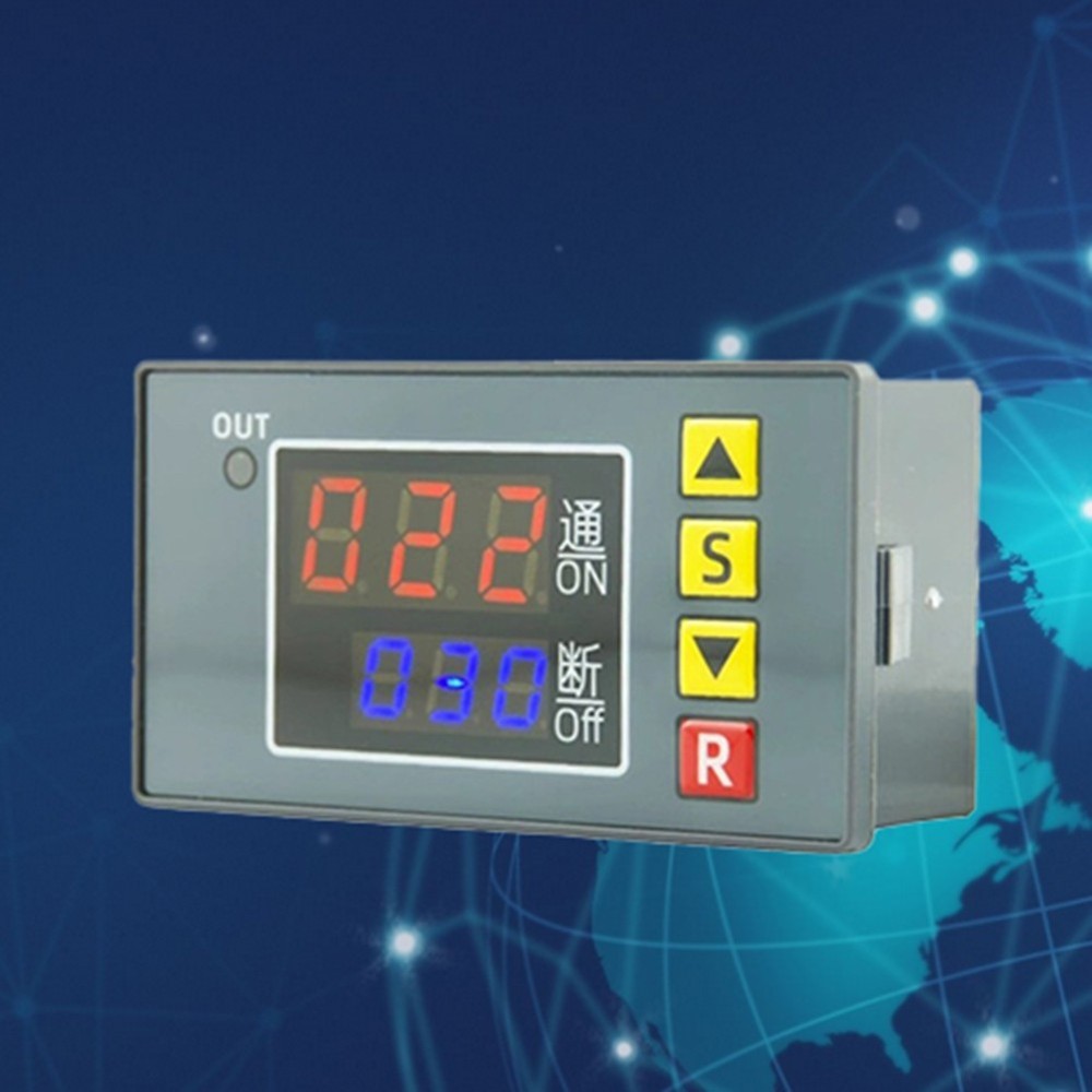 T3231 Digital Time Delay Relay, Multifunction LED Display, Cyclisc8045