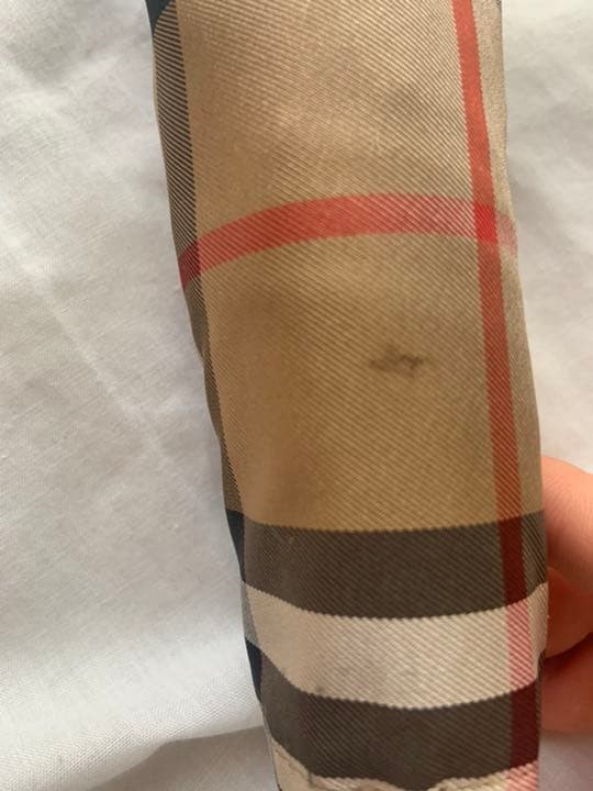 Burberry Folding Umbrella Vintage Check Pattern Compact Windproof Authentic
