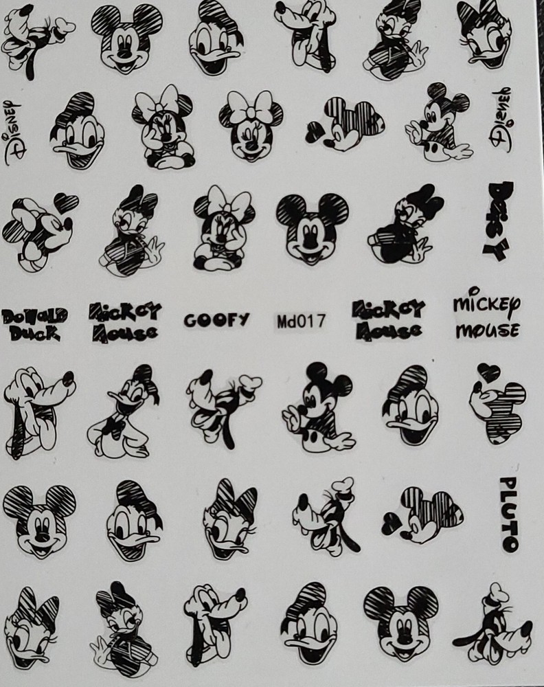 Disney MickeyMouse Nail Art Stickers