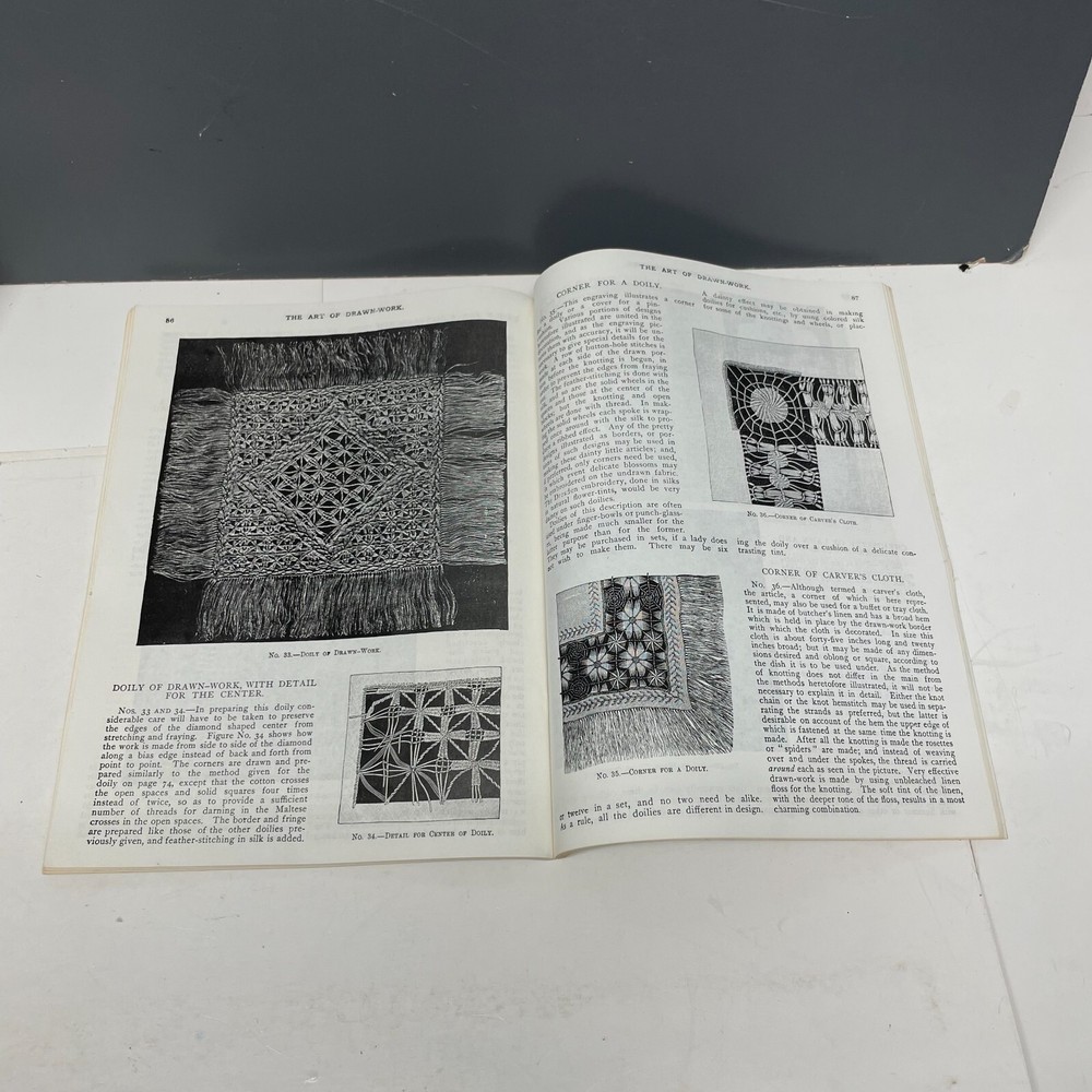Art of Drawn Work 1981 Sewing needle work Lace