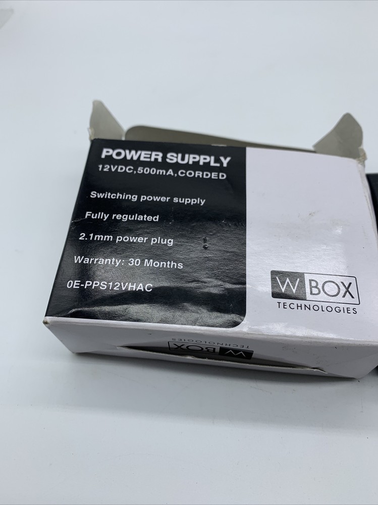 W Box Technologies 0E-PPS12VHAC 12VDC 500ma