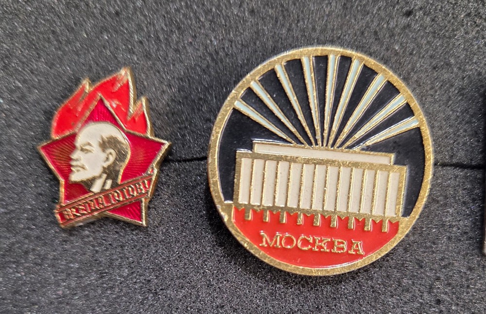 Vintage Russian Pins Lot