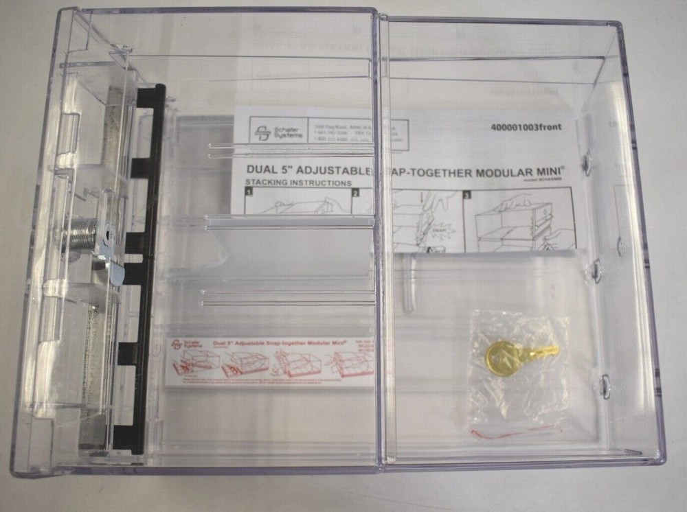 Schafer Systems Dual 5" Adjustable Snap-Together Modular Mini Lottery 2 Pack