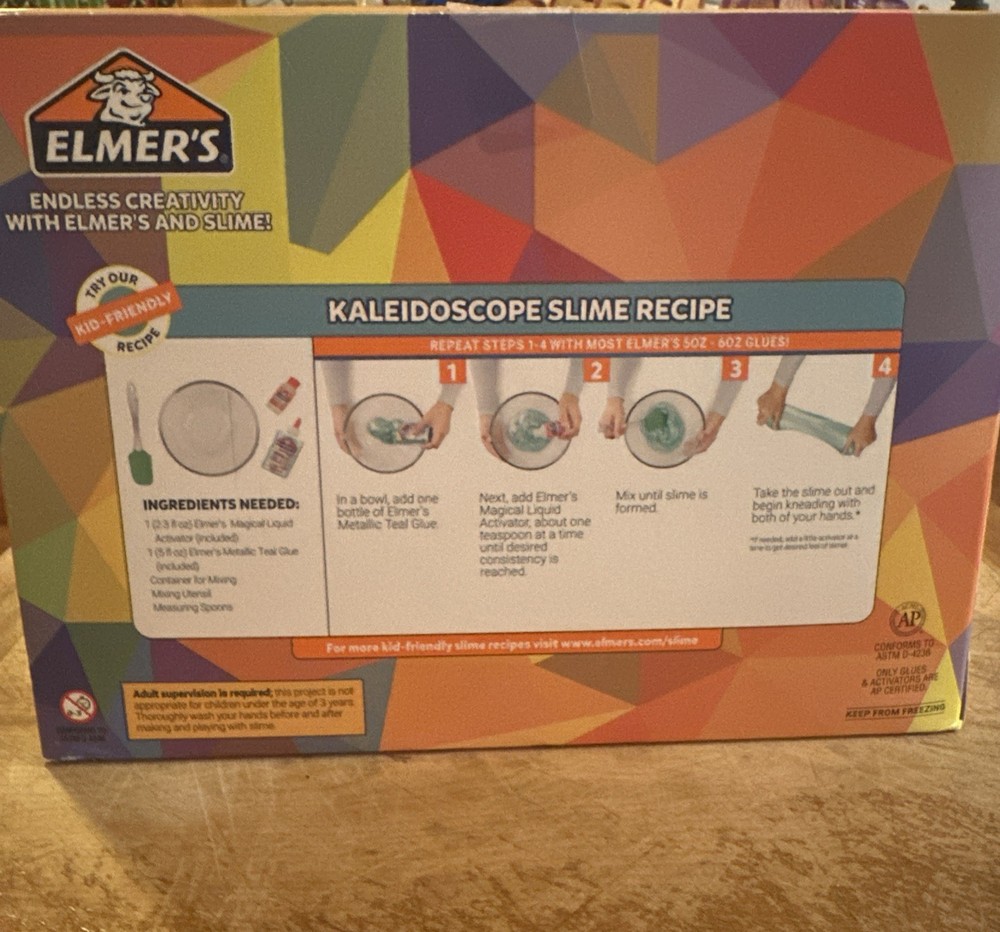 Elmer's 10pc Kaleidoscope Slime Kit Gift