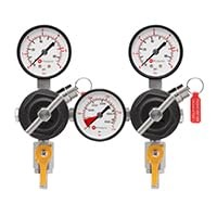 2 Product Direct Draw Kit with Dual Body Regulator - 5 lb. Co2 Tank