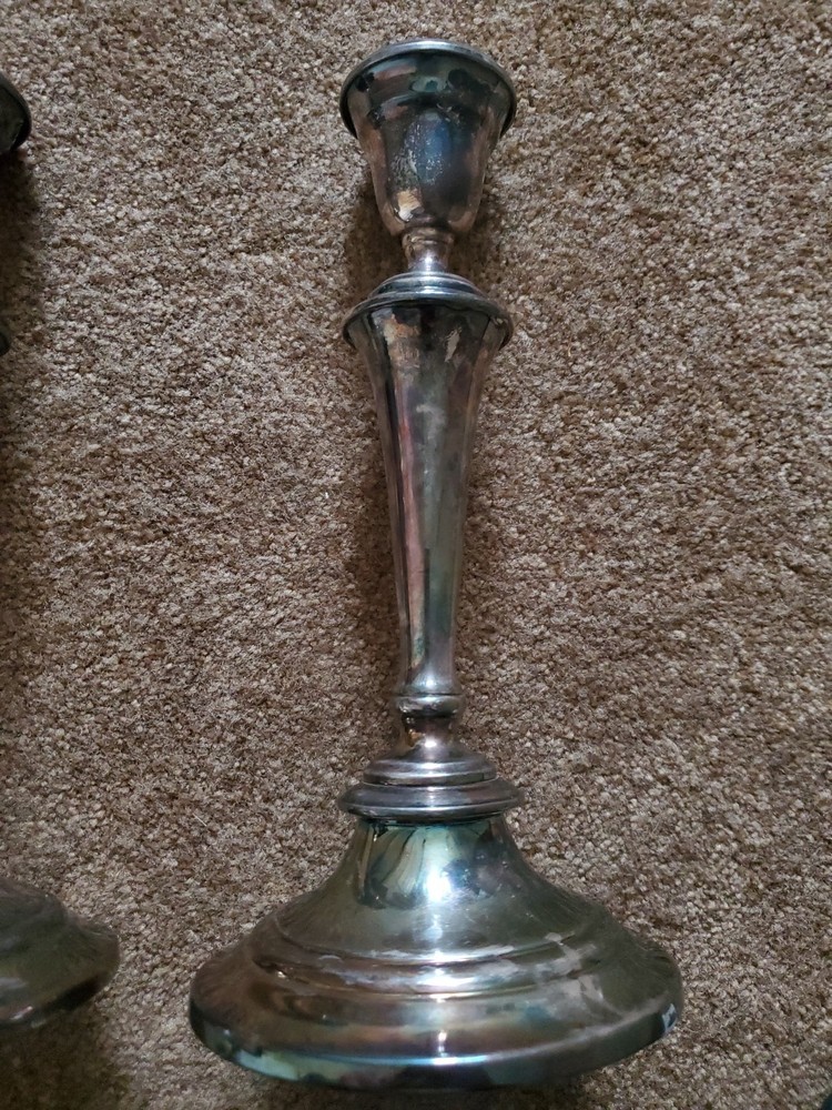 Gorham Silverplated Weighted YC3030 Candle Stick