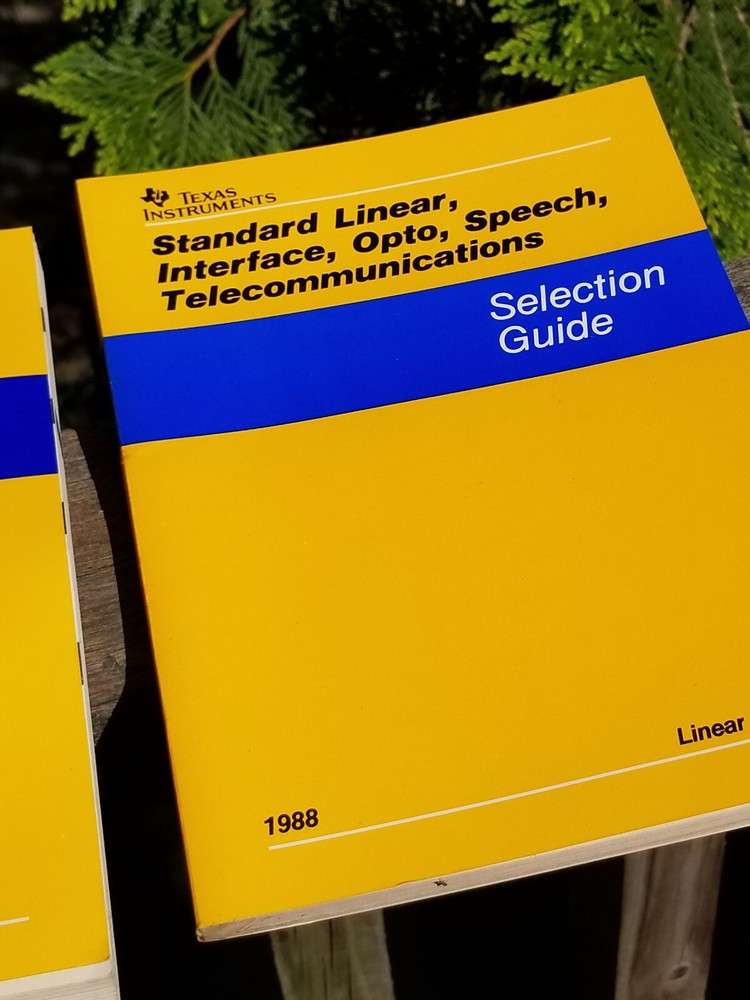 2 VINTAGE TEXAS INSTRUMENTS BOOK DATA ELECTRONIC MANUAL PROGRAMMABLE LOGIC