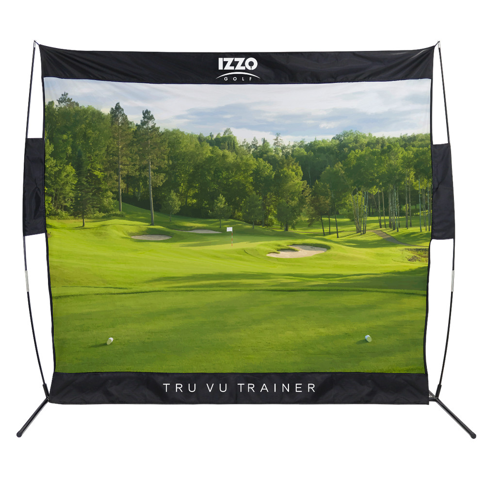 New IZZO Golf Tru Vu Trainer Classic Course Hitting Practice Range Net