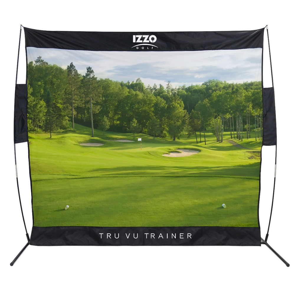 New IZZO Golf Tru Vu Trainer Classic Course Hitting Practice Range Net