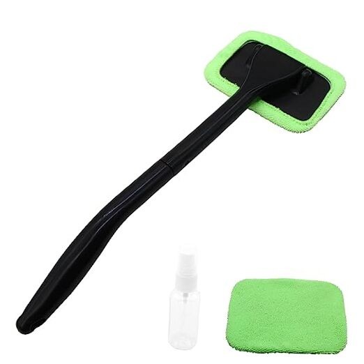 Car Window Cleaner Kit Windshield Cleaning Tool with Extendable Long Handle