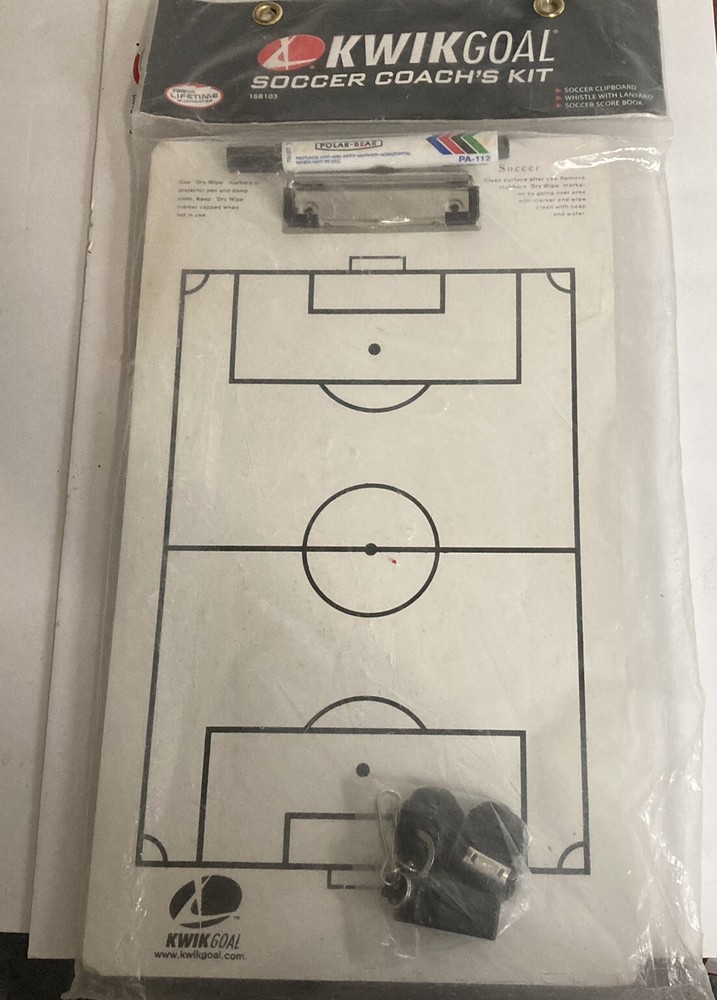 Kwik Goal Soccer Coach's Kit New