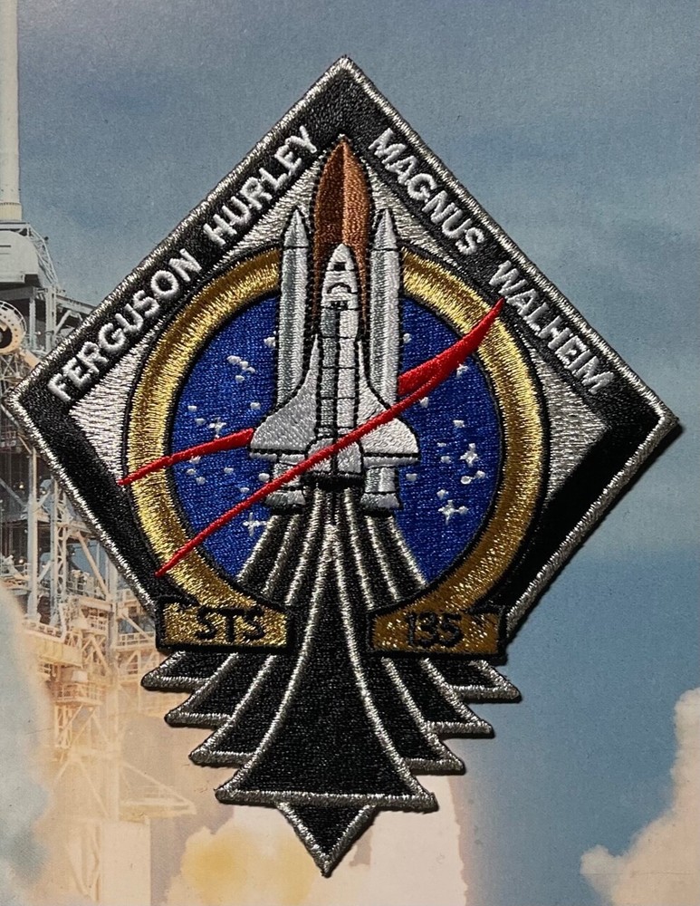 STS-135 SPACE SHUTTLE ATLANTIS FINAL FLIGHT MISSION EMBLEM PATCH
