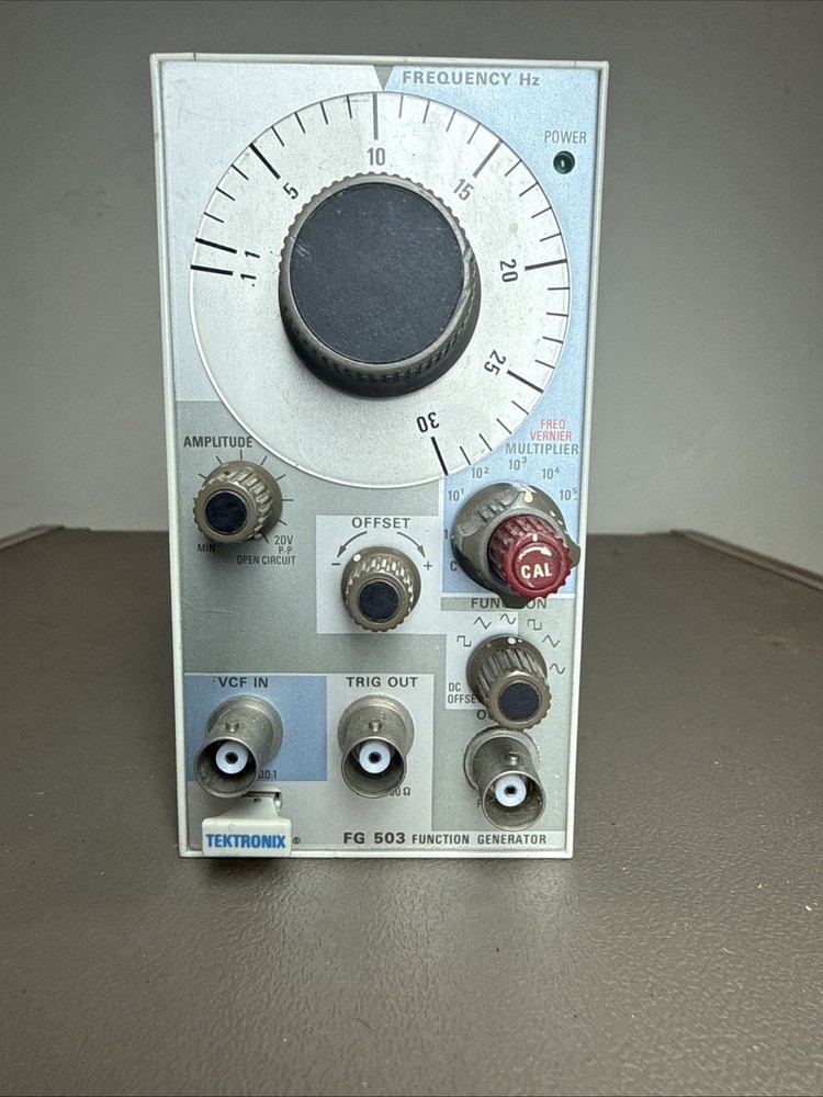 Tektronix FG 503 FUNCTION GENERATOR - Tested turns on