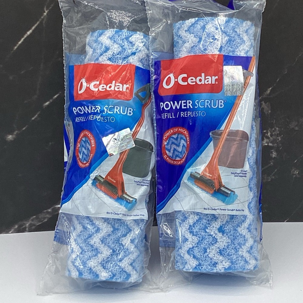 O-Cedar Power Scrub Replacement Mop Head (2 Pack)