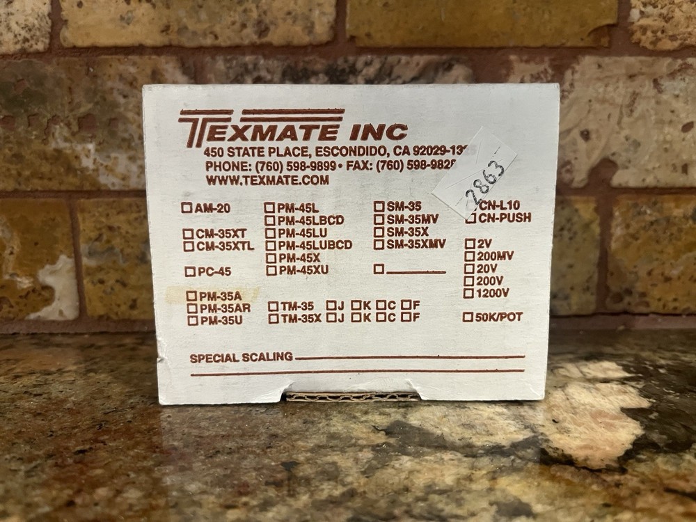 Texmate Inc PM-35A Function Dedicated Digital Panel Meter