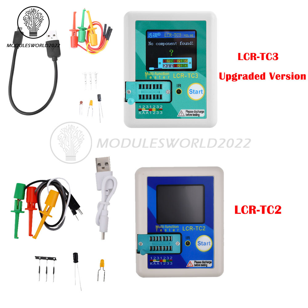LCR-TC2 LCR-TC3 Upgraded High-precision Transistor Tester Diode Capacitance Test