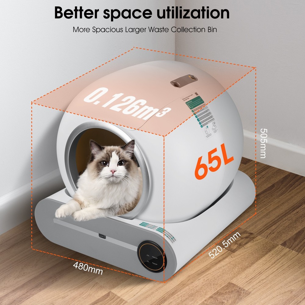 Smart Auto Self Cleaning Cat Litter Box, Unused, New