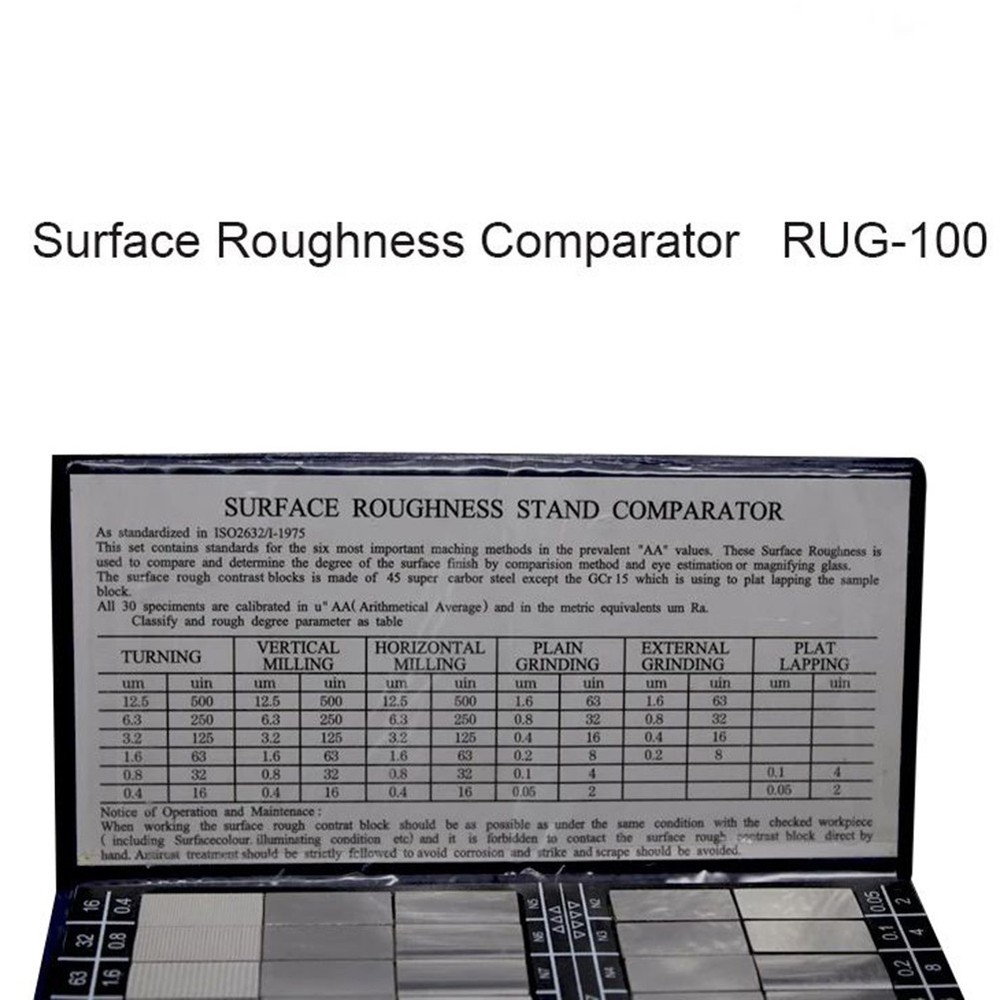 Sample Block Roughness 3 Flat Grinding 30pcs 6x3x3/8 Compare Conveniently