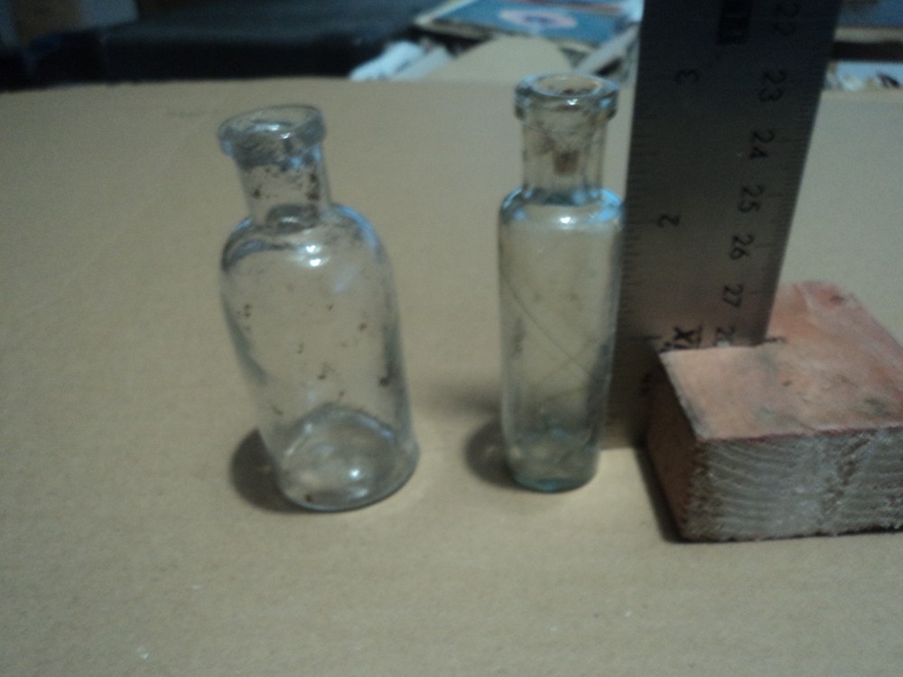 2 Old medicen Bottles