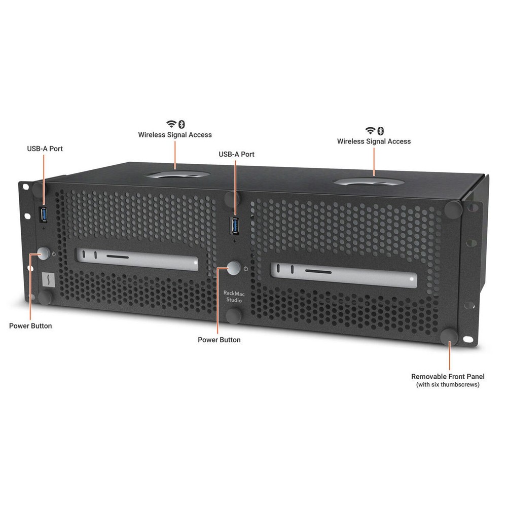 Sonnet RackMac Studio Pro 3U Rackmount Enclosure