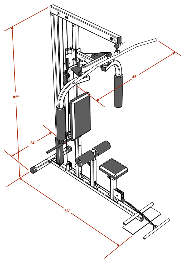 Deltech Fitness Lat Pull Down Machine with Pec Dec (DF930)