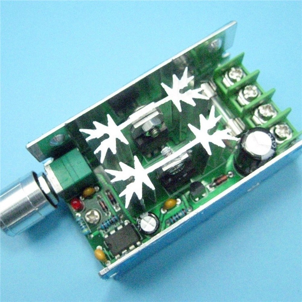 DC Motor Speed Controller Stepless Adjustment with Dustproof Potentiometer