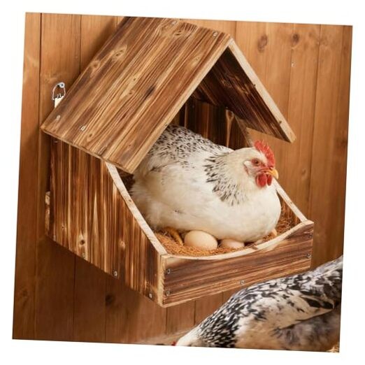Chicken Nesting Boxes, Wall-Mounted Wooden Nesting Box,Specialized for Chicken
