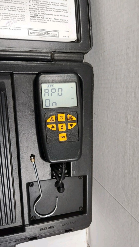 CPS CC800A Compute-A-Charge Refrigerant Charging Scale