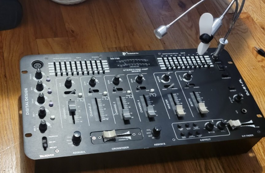 Technical Pro DJ Mixer Digital Design