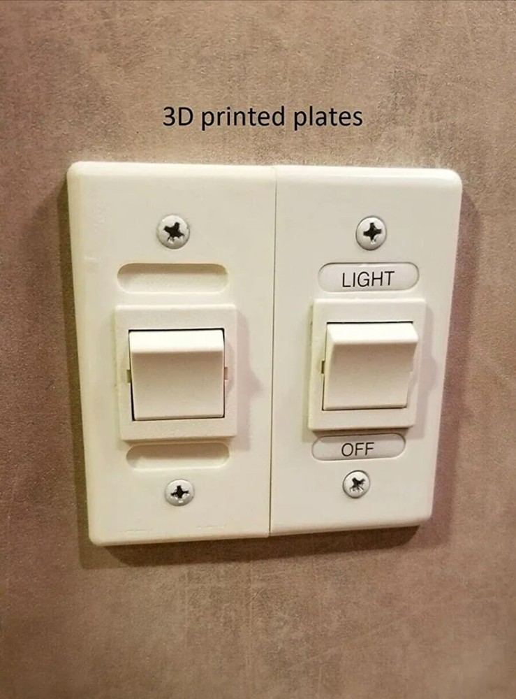 Fleetwood Ivory Switch Plates