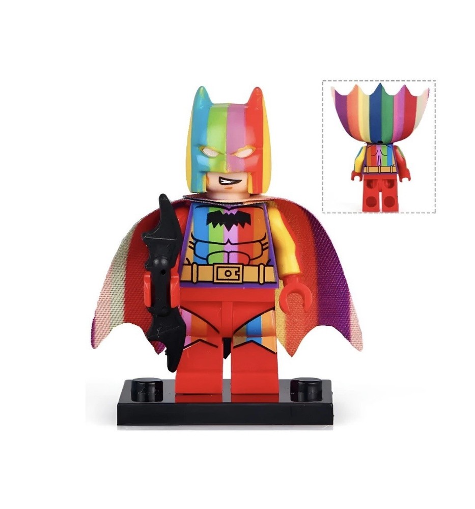 Batman DC Rainbow Custom Minifigure