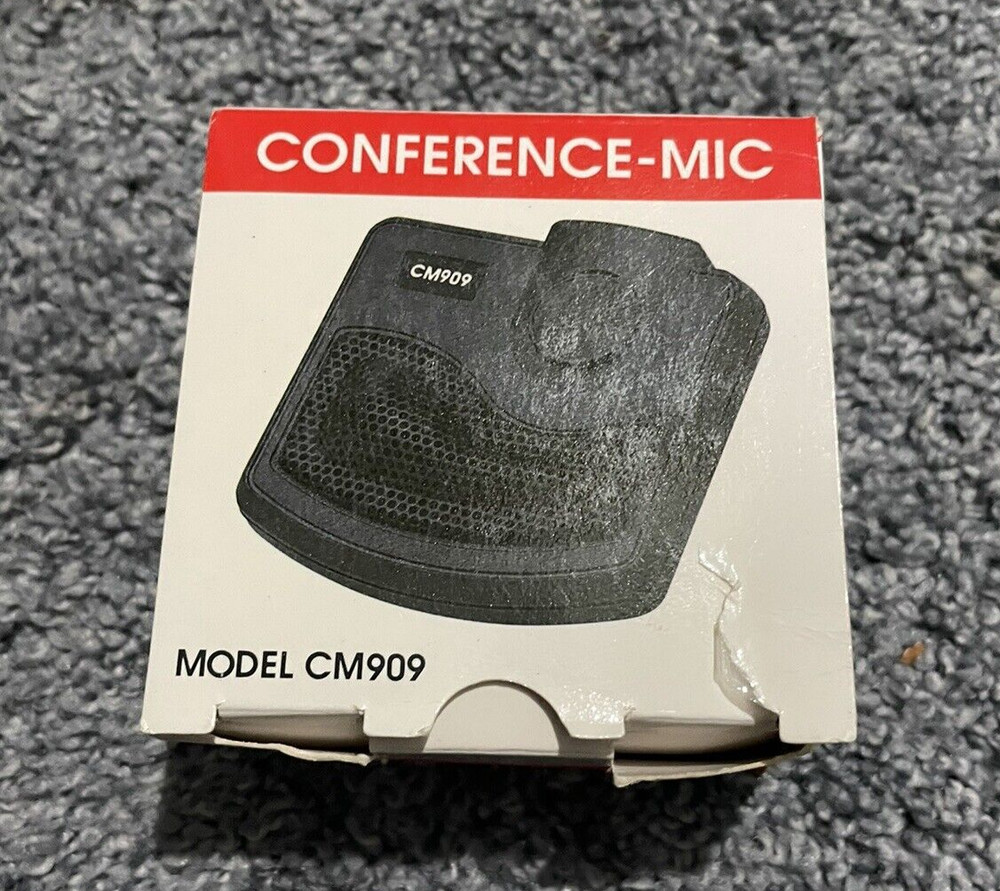 VEC CM909S Battery Operated Conference Microphone with 3.5mm Adapter Plug