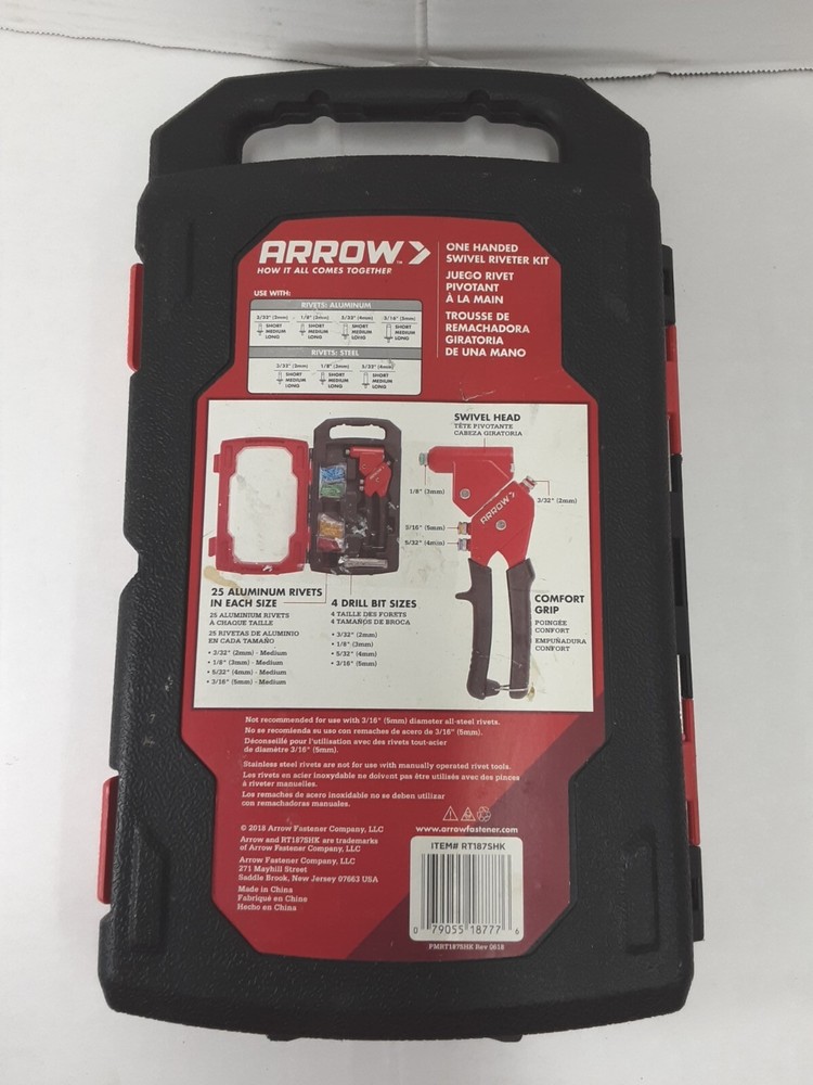 One Handed Swivel Riveter Kit