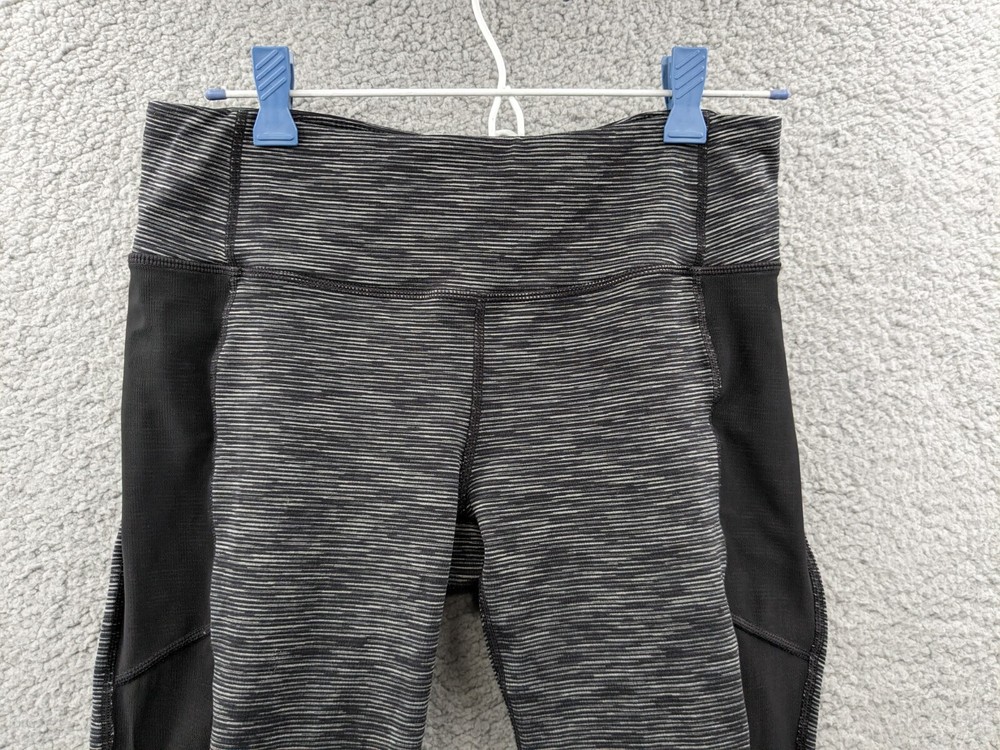 Athleta Women's Mind Over Mat Capri Leggings Mesh Side Panel Medium 227787