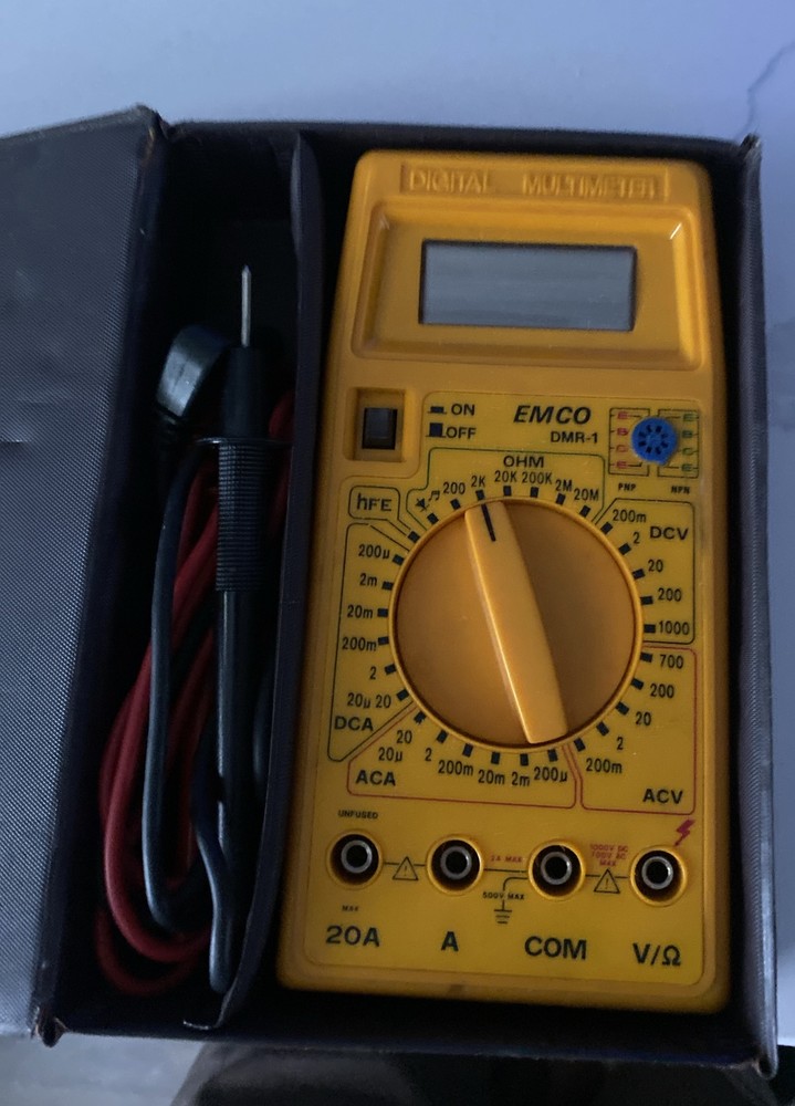 Emco Electronics Model DMR-1 Digital Multimeter Good Condition Works