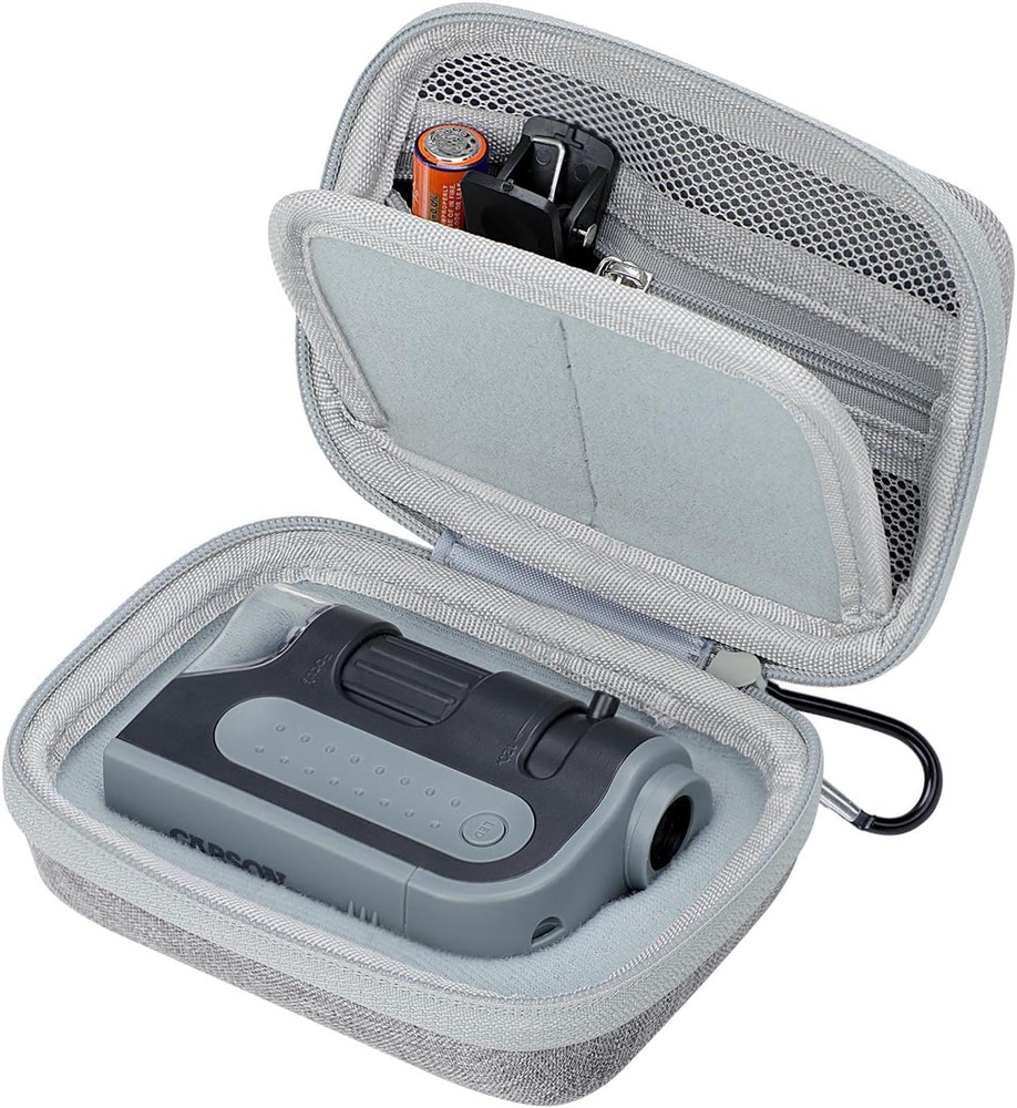Microscope Case for Carson Microbrite plus 60X-120X LED Lighted Pocket Microscop